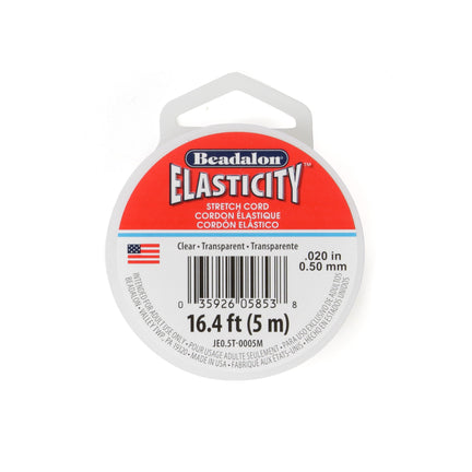 Elastic Cord – Clear, 0.5 mm