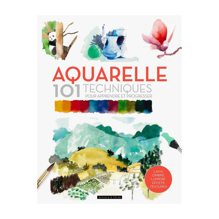 Aquarelle : 101 techniques pour apprendre et progresser - French Ed.
