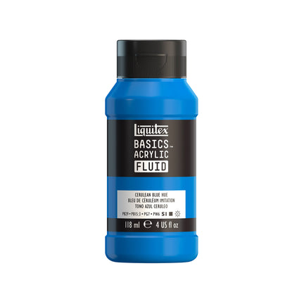 Liquitex Basics Acrylic Fluid - 6 x 118ml Bottle Set, 118 ml