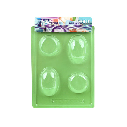Clear Soap Mould - Circle & Oval
