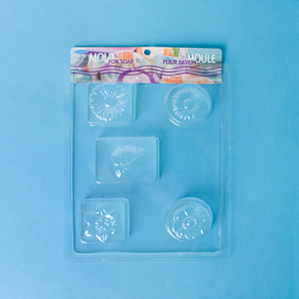 Soap mold - flowers and leaves