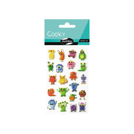 Cooky Stickers - Monsters