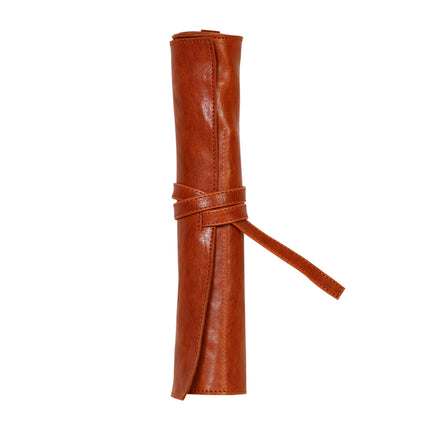 Leather Roll Case - Brown