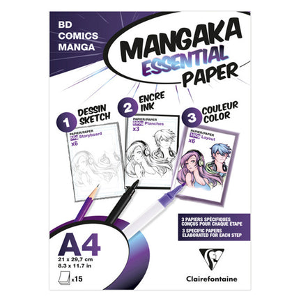 15-Sheet Mangaka Pack