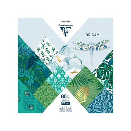 60-Sheet Origami Kit - Botanical Chic