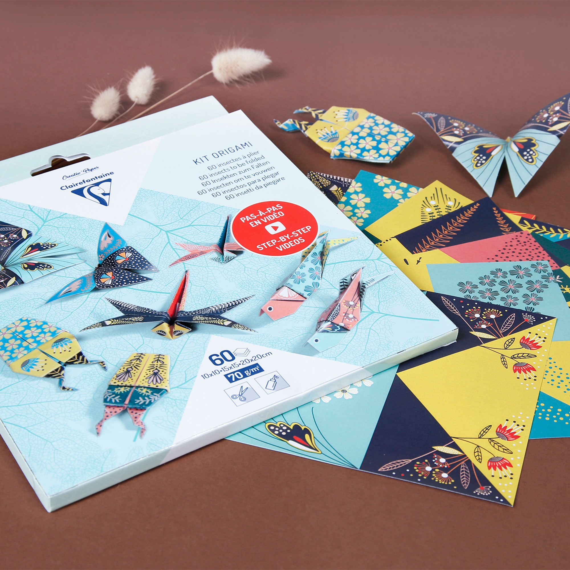 Patterned Origami Sheets - Insects | DeSerres