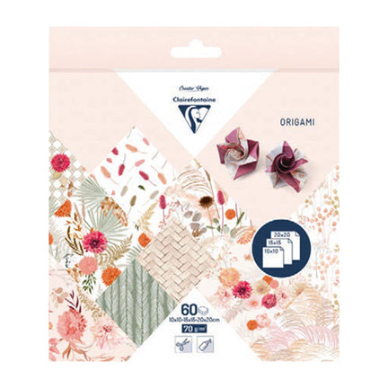 60-Sheet Origami Kit - Dried Flowers
