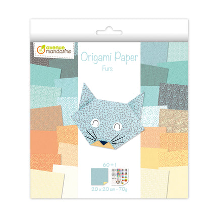 Origami Paper - Furs