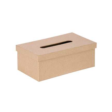 Primed Paper Mache Shape - Tissue Box