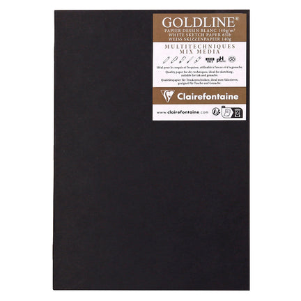 Goldline White Sketch Paper Pad