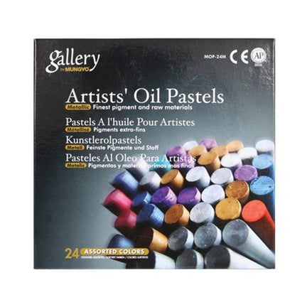 Mungyo 12 Oil Pastel Metallic Colours