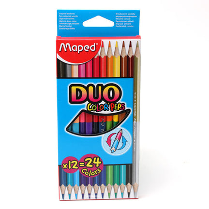 12 Color Peps coloured pencils