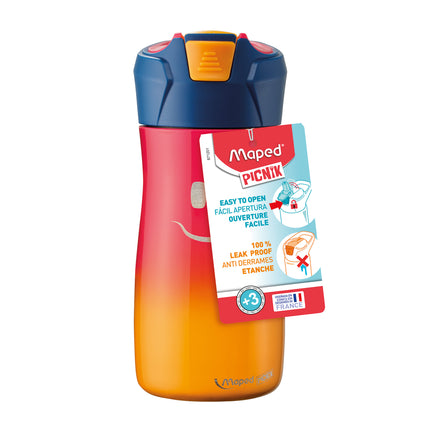 Concept Kids Water Bottle - Red/Orange