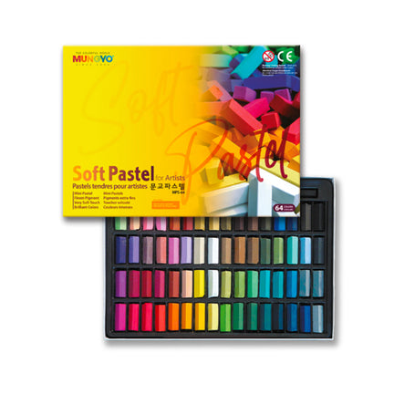 Kit of 64 half-pastels square