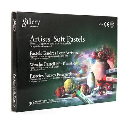 Mungyo soft square artists' pastel - Box of 36