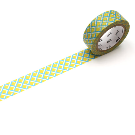 MT Washi Masking Tape - Mesh Yellow