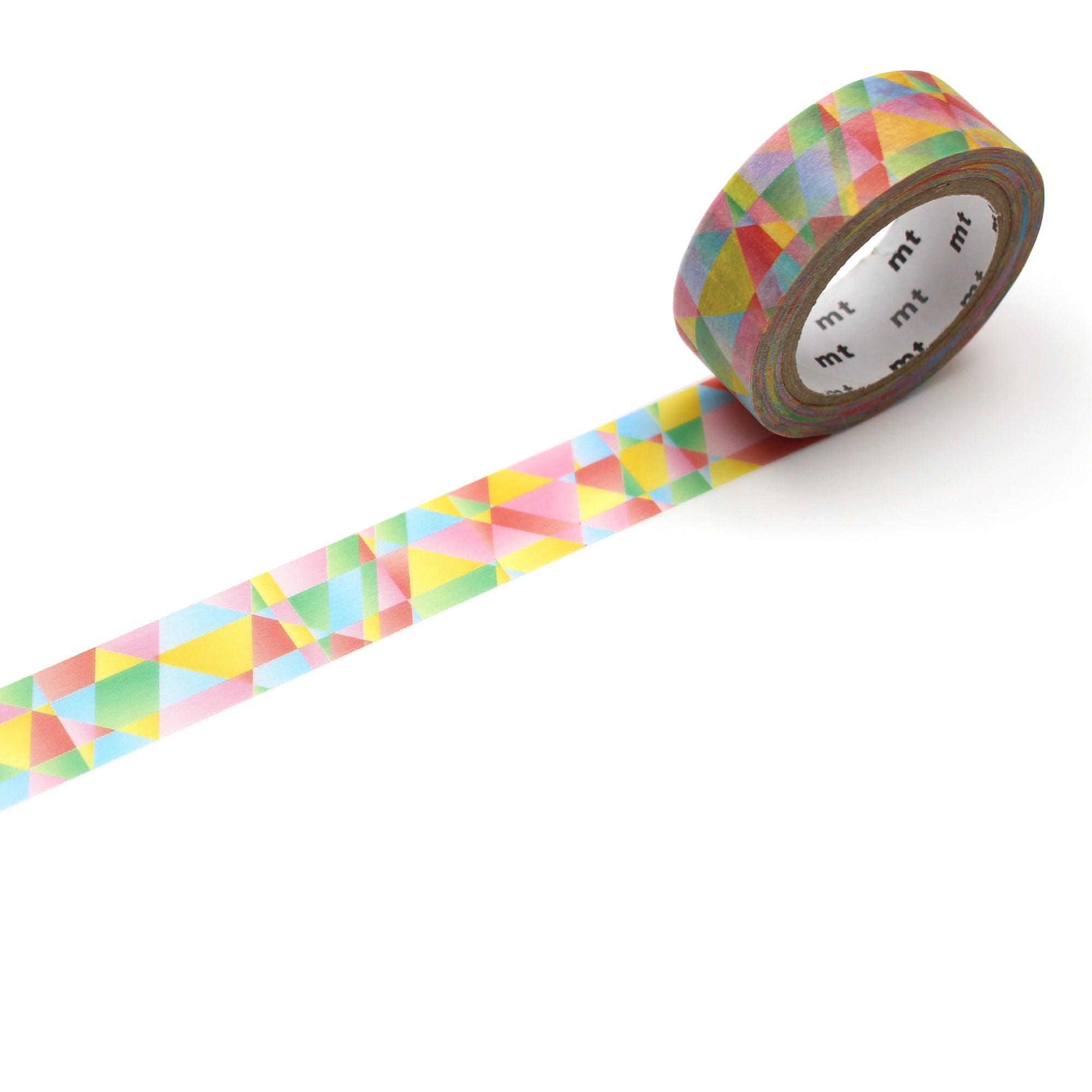 MT Washi Masking Tape - Polygon Gradation Vivid | DeSerres