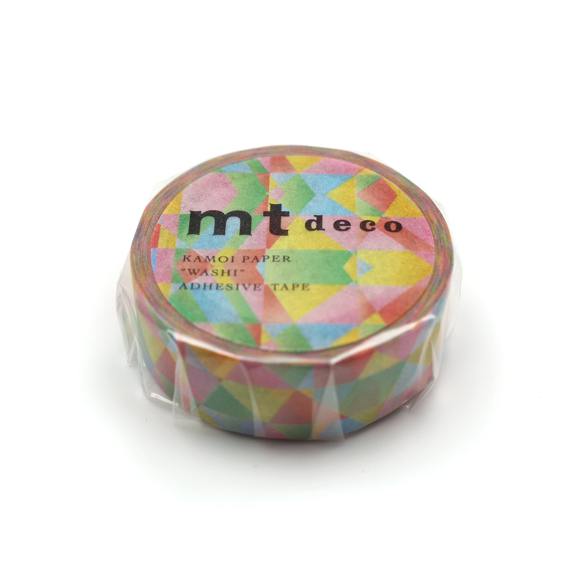 MT Washi Masking Tape - Polygon Gradation Vivid | DeSerres