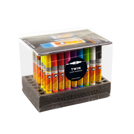 50-Pack One4All Acrylic Twin Markers - 1.5 and 2.4 mm