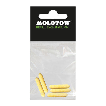 5-Pack One4All Replacement Tips - Round High-Flow, 4 mm