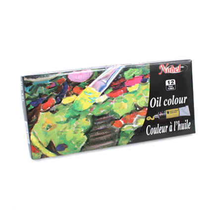 Oil paint set, 12 colours