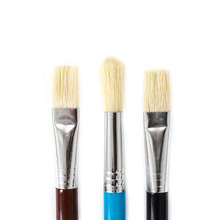 Bristle brushes, set of 3