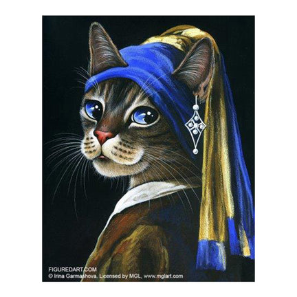 Paint by Numbers Kit - "Kitten with Pearl"