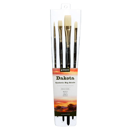 4-Piece Dakota Synthetic Brush Set