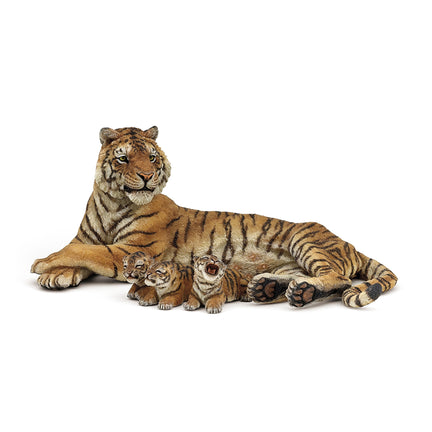 Toy Figurine - Lying Tigress Nursing