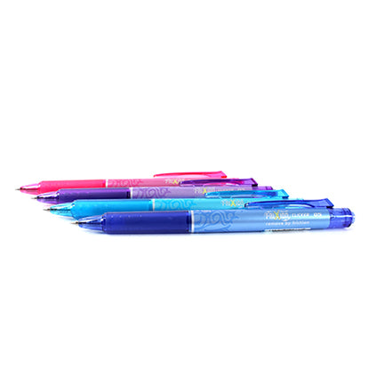 Set of 4 Frixion Clicker retractable pens, 0.5mm