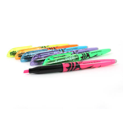 Set of 6 Erasable Frixion Highlighters