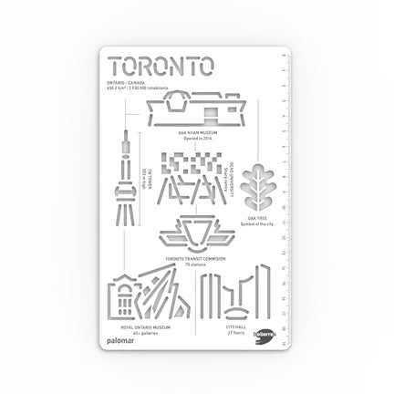 Citygrapher Stencil - Toronto