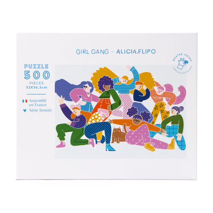 500-Piece Puzzle - "Girl Gang", French