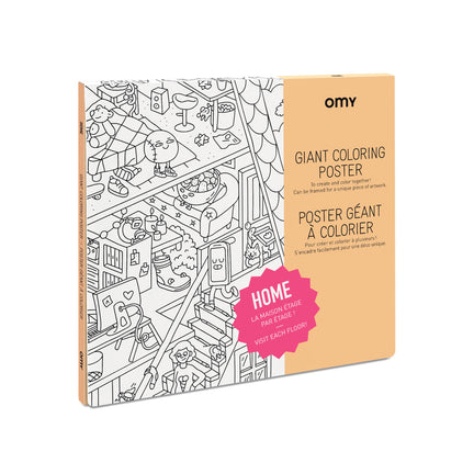 Giant Colouring Poster - Home
