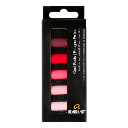 5-Pack Half Stick Soft Pastels - Cool Red