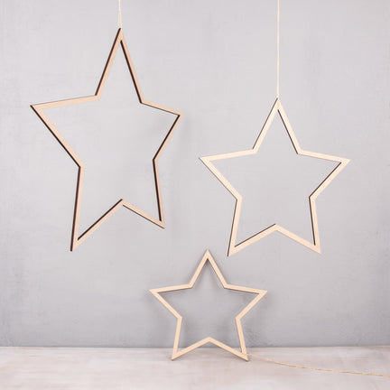 Kit étoiles en bois
