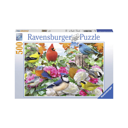 500-Piece Puzzle - "Garden Birds"