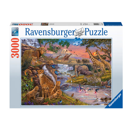 3,000-Piece Puzzle - "Animal Kingdom"