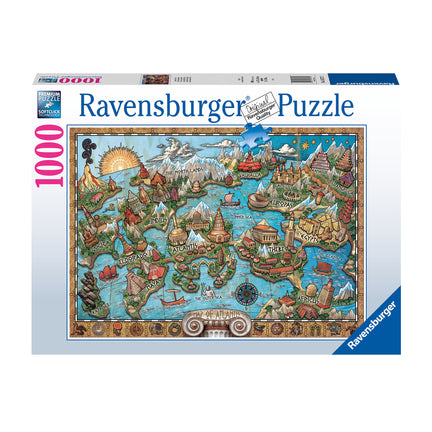 1,000-Piece Puzzle - "Mysterious Atlantis"