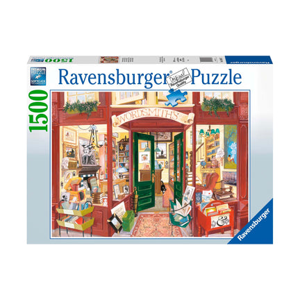 1,500-Piece Puzzle - "Wordsmith's Bookshop"