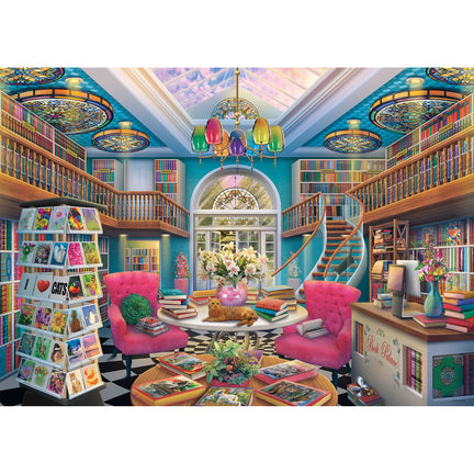 1,000-Piece Puzzle - "The Book Palace"