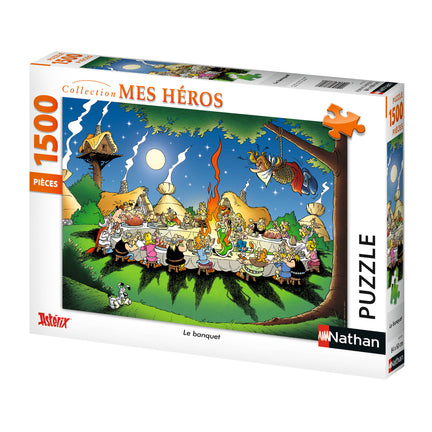 1,500-Piece Puzzle - "Le Banquet", Astérix & Obélix