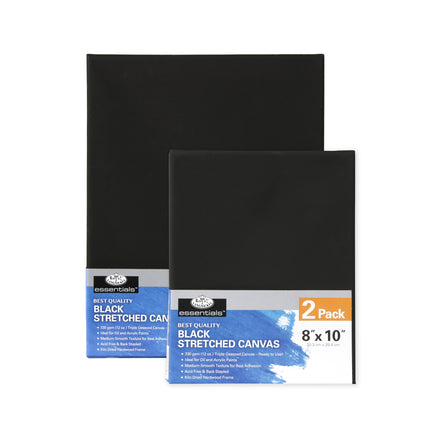 Essentials Regular Black Canvases