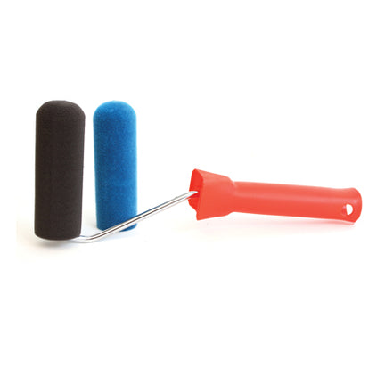 Set of 2 mini rollers with handle, 4 in.