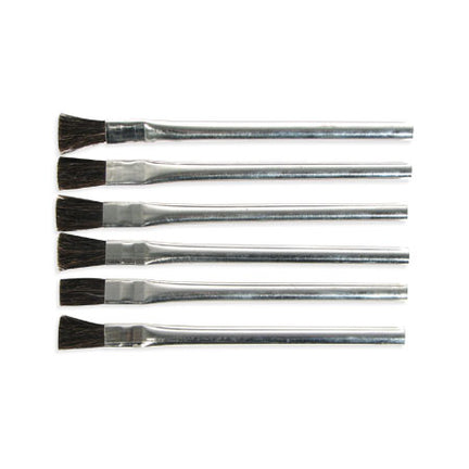 Pack of 6 craft and glue brushes