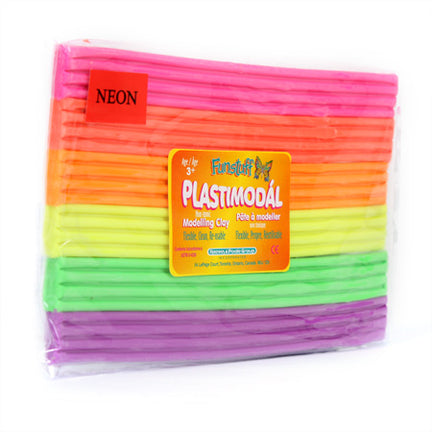 Set of 6 Modeling Clays - Neon