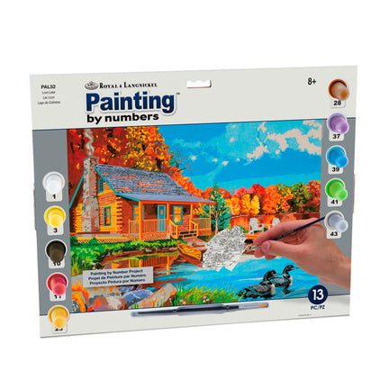 Painting by Numbers Kit - "Loon Lake"