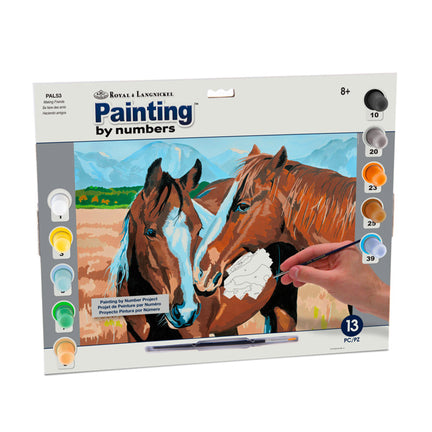 Painting by Numbers Kit - "Making Friends"