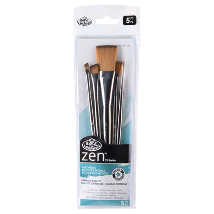 5-Pack Zen S73 Paintbrushes - Asst. A