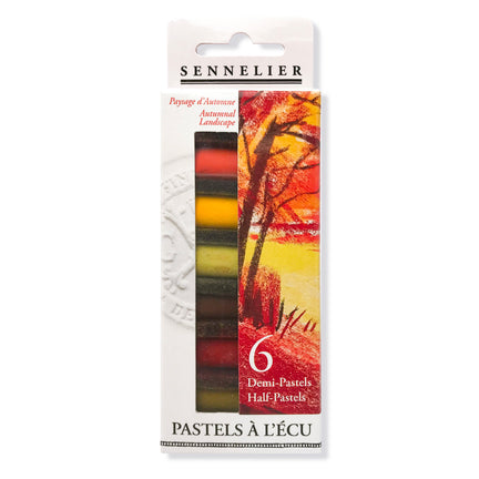 6-Pack Extra Soft Half Pastels - Autumn